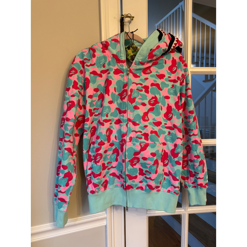 BAPE Store Miami Shark Full Zip Hoodie Small